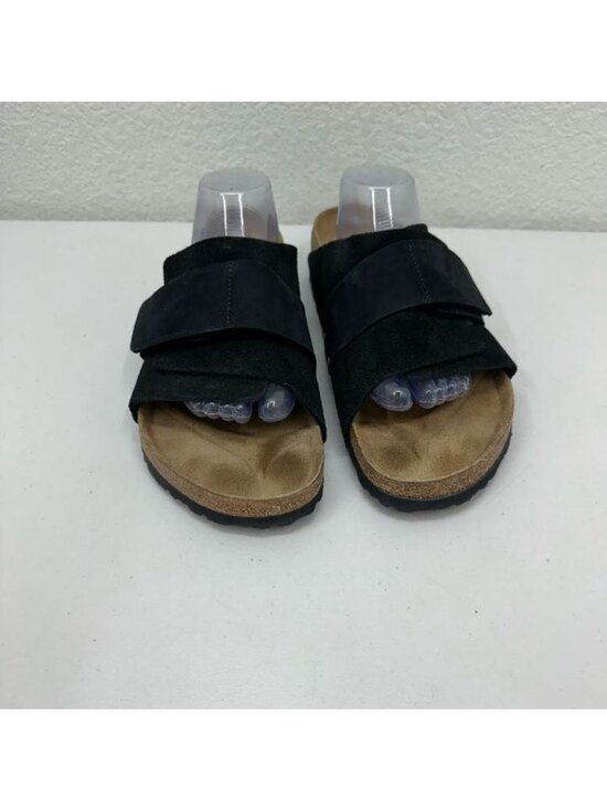 Birkenstock Kyoto Sandals Nubuck Suede Slip On Adjust Strap Shoes Mens 44 US 11 main image 4